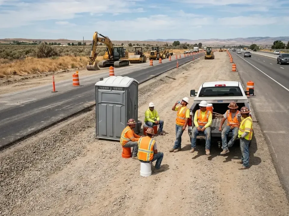 highway-road-construction-crew-007 — frequently asked questions, Porta Potty and Restroom Rentals in Spring Creek, NV